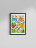 "All-Seeing" Print (Framed)