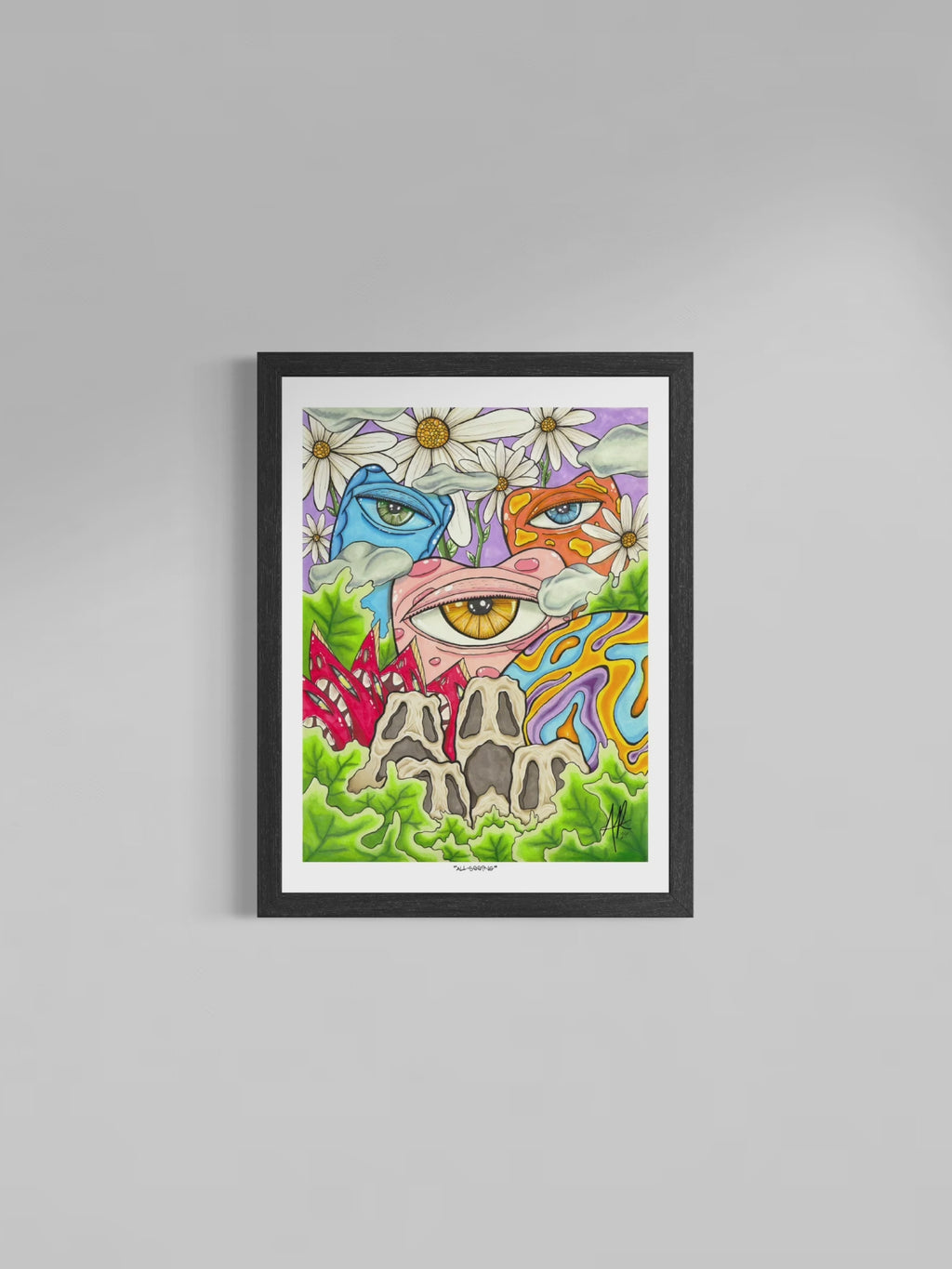 "All-Seeing" Print (Framed)